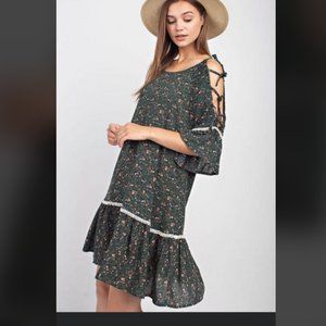 Lace me up dress